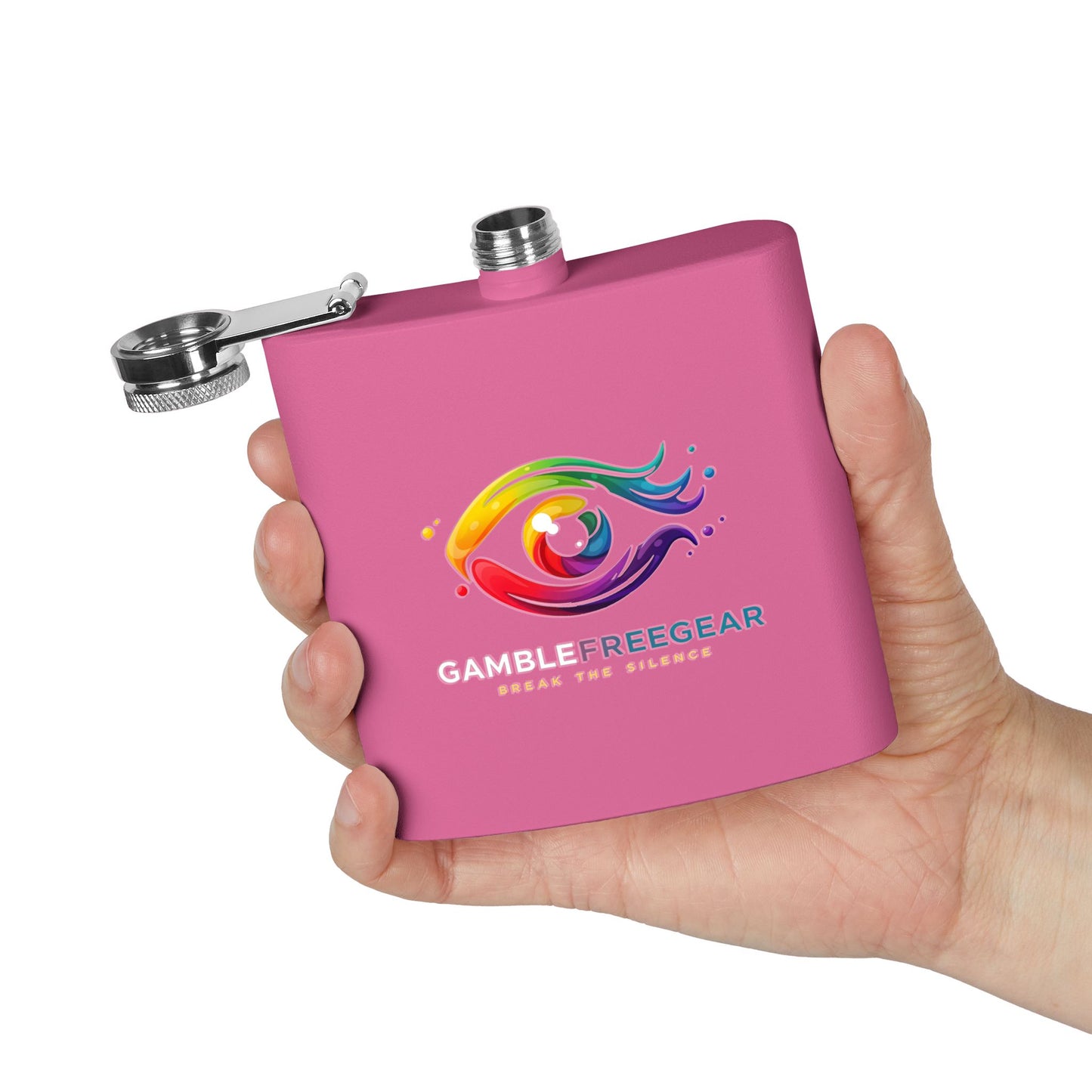 Colorful Stainless Steel Flask – 6oz | Unique Gift for Gamblers, Bachelor
