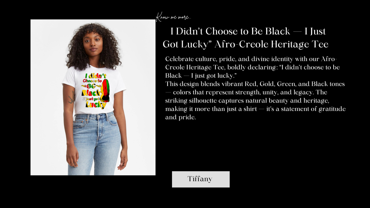 I Didn’t Choose to Be Black