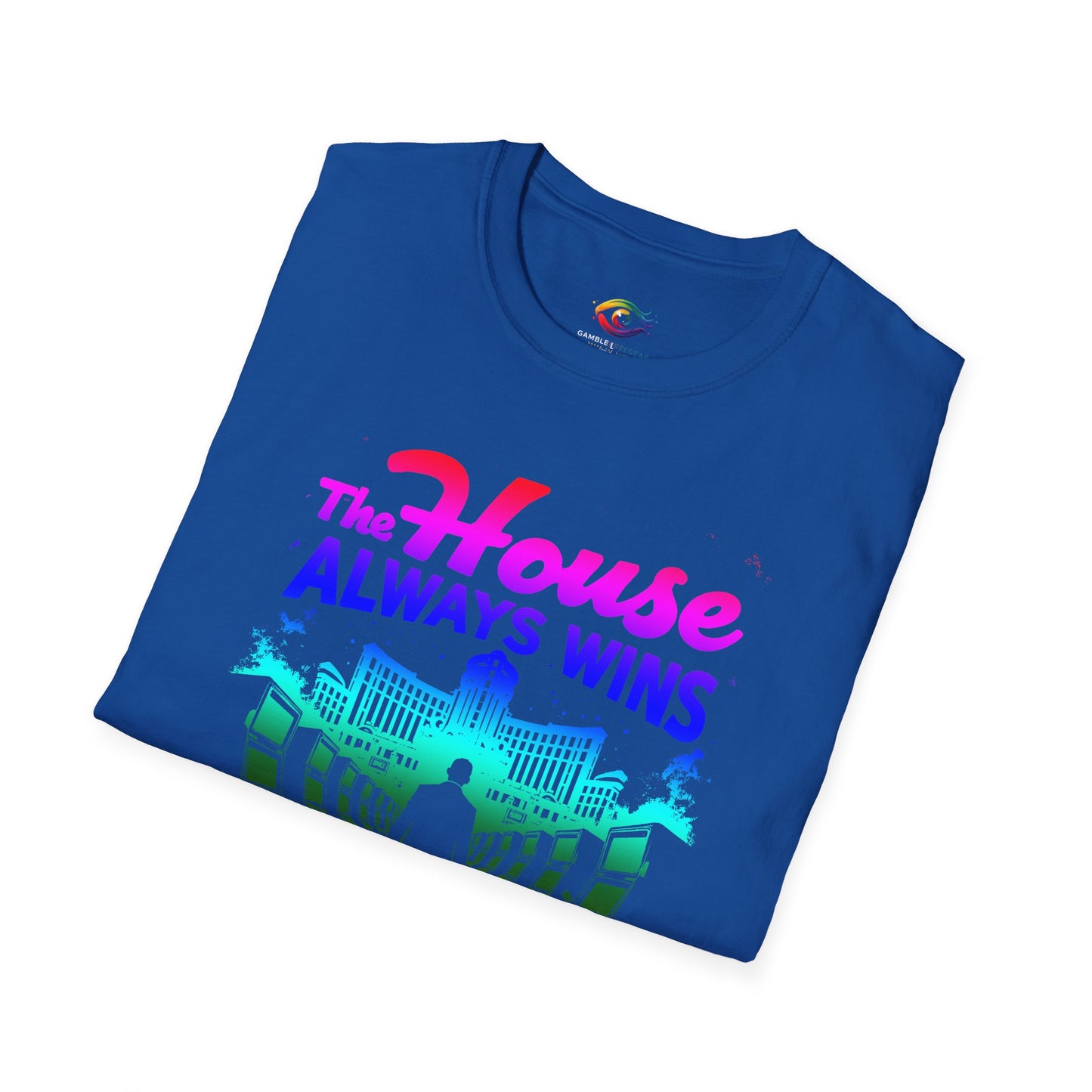 Gambling Addiction Recovery T-Shirt – The House Always Wins Unisex Awareness Shirt | Sober Living Apparel, Mental Health & Recovery Gif