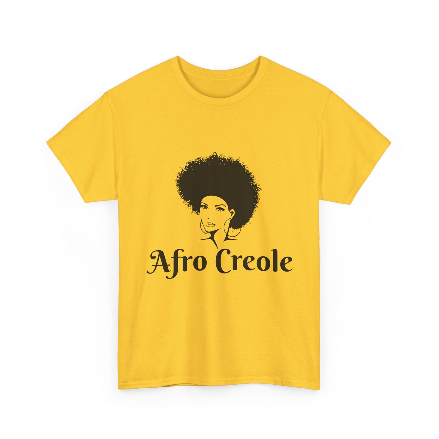 Afro Creole Tee, Unisex Heavy Cotton T-Shirt, Cultural Pride Apparel,