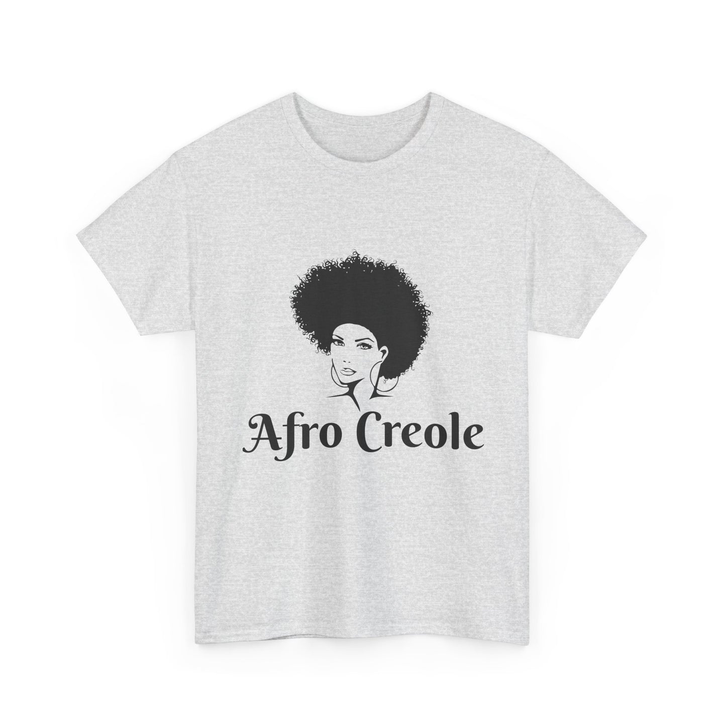 Afro Creole Tee, Unisex Heavy Cotton T-Shirt, Cultural Pride Apparel,