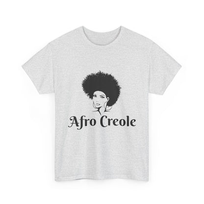 Afro Creole Tee, Unisex Heavy Cotton T-Shirt, Cultural Pride Apparel,