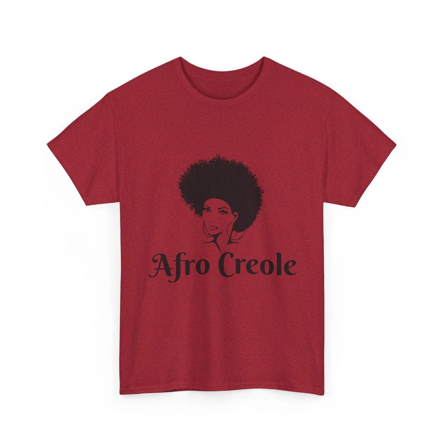Afro Creole Tee, Unisex Heavy Cotton T-Shirt, Cultural Pride Apparel,