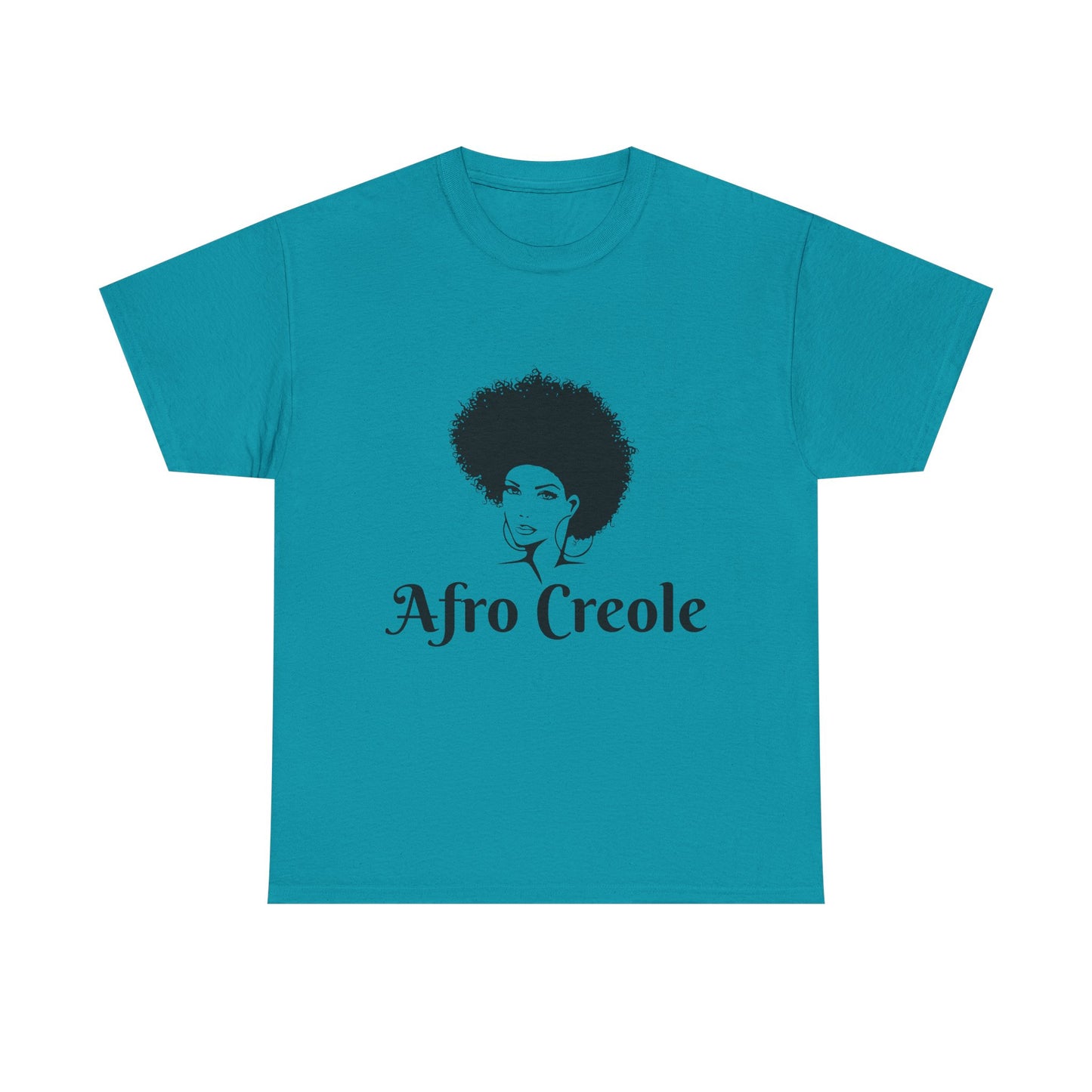 Afro Creole Tee, Unisex Heavy Cotton T-Shirt, Cultural Pride Apparel,