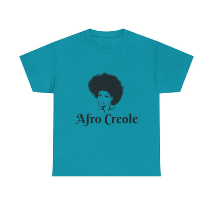 Afro Creole Tee, Unisex Heavy Cotton T-Shirt, Cultural Pride Apparel,