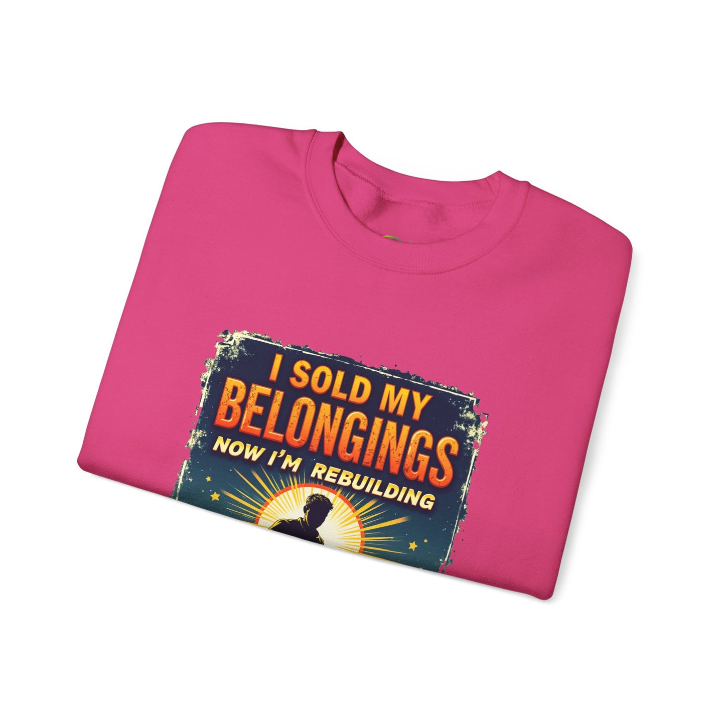 Rebuilding Vibes Crewneck Sweatshirt – Hope, Healing & Gambling Recovery Support