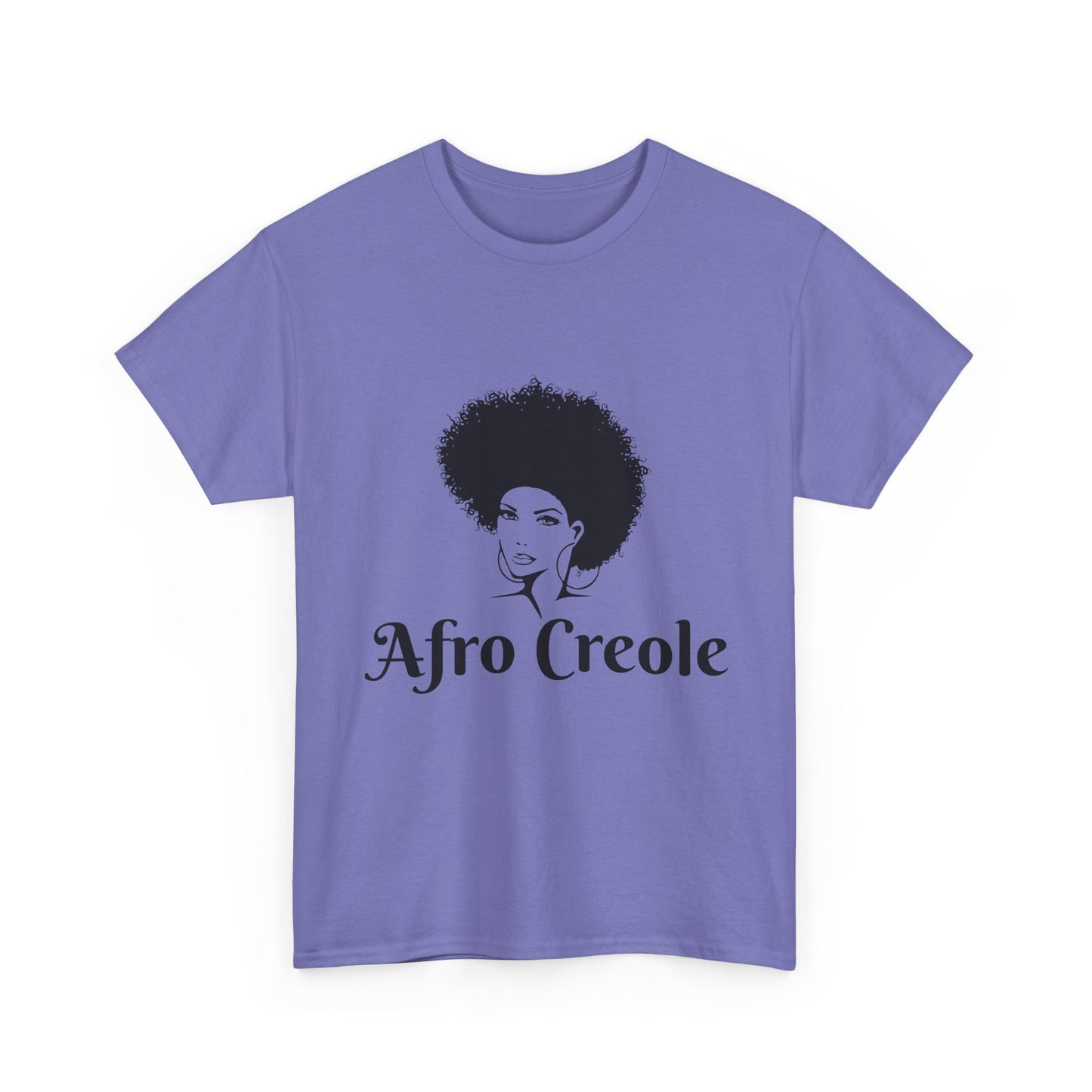 Afro Creole Tee, Unisex Heavy Cotton T-Shirt, Cultural Pride Apparel,