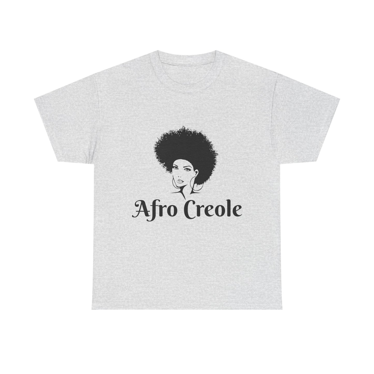 Afro Creole Tee, Unisex Heavy Cotton T-Shirt, Cultural Pride Apparel,
