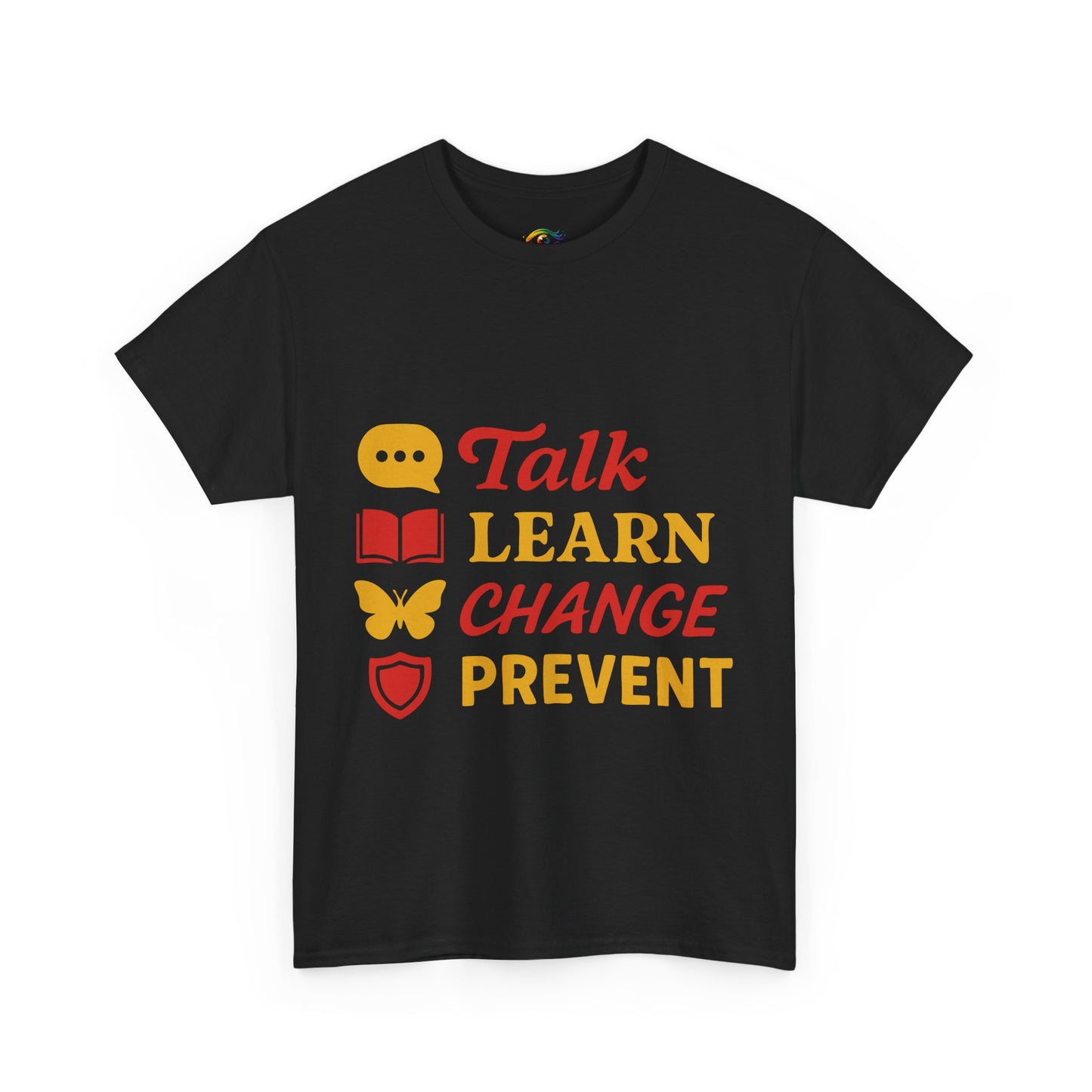 Talk, Learn, Change Prevent Tee - Unisex Heavy Cotton Tee, Educational [...]