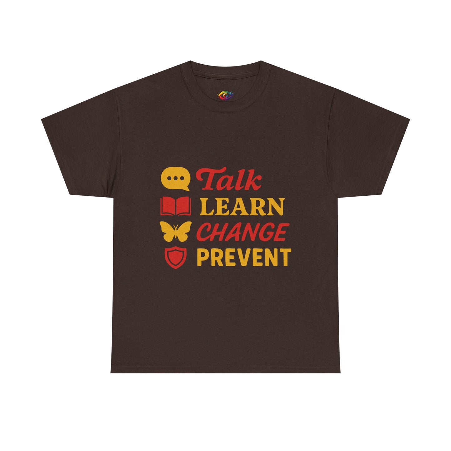 Talk, Learn, Change Prevent Tee - Unisex Heavy Cotton Tee, Educational [...]