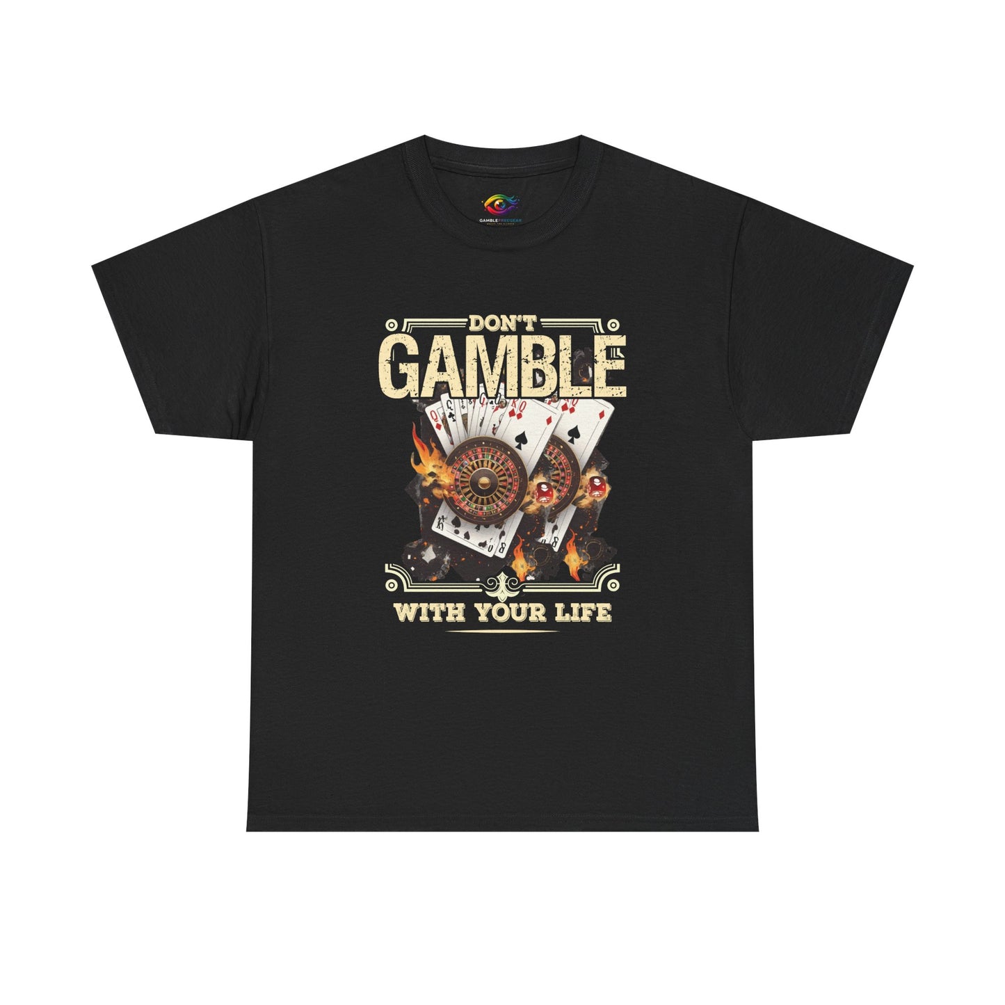 Don't Gamble With Your Life Tee, Unisex Cotton T-Shirt, Casual Wear, Gift for