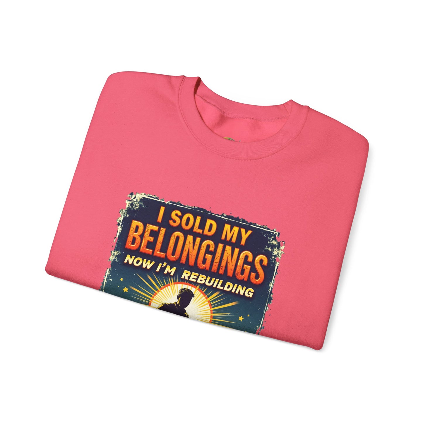 Rebuilding Vibes Crewneck Sweatshirt – Hope, Healing & Gambling Recovery Support