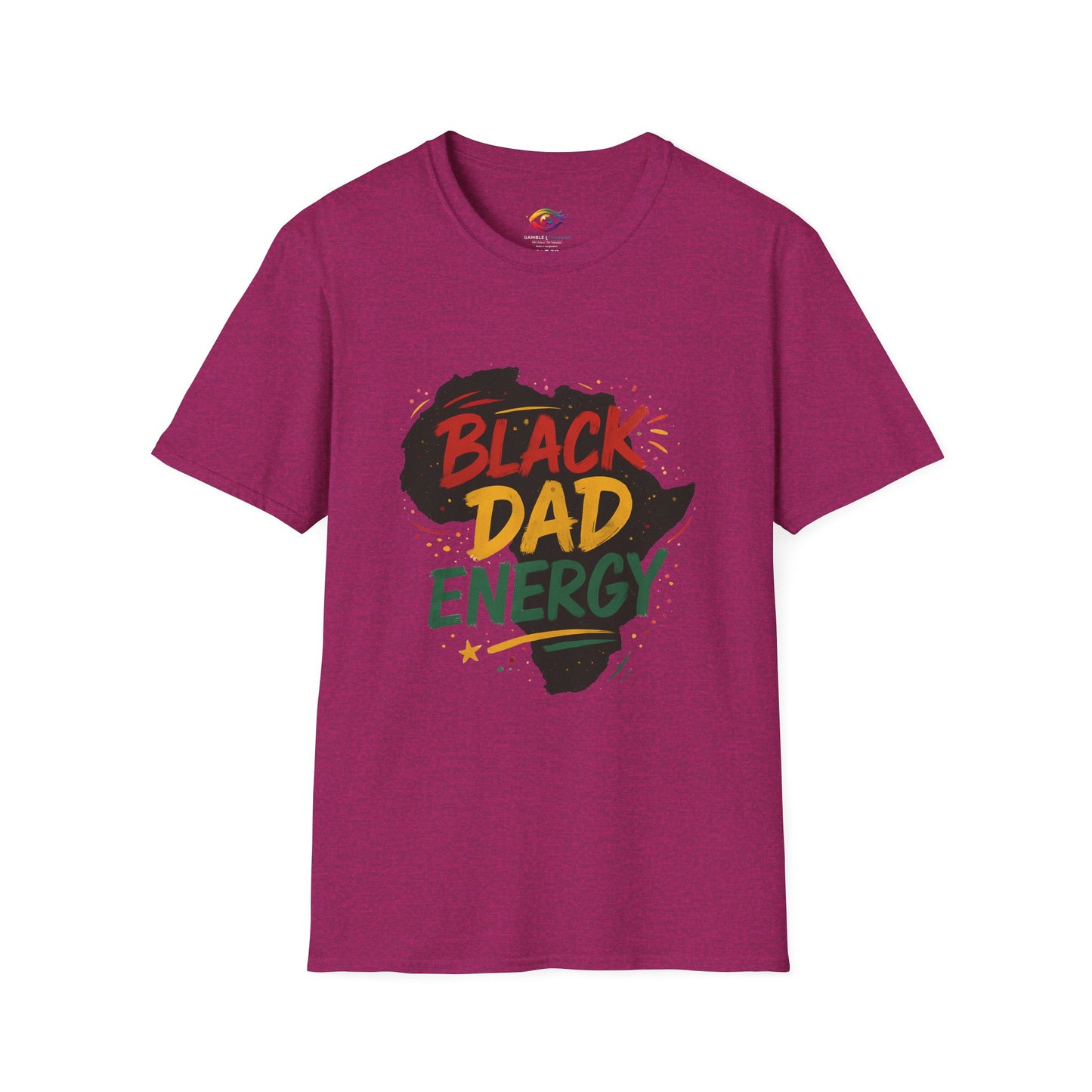 Black Dad Energy T-Shirt, Father's Day Gift, Unisex Tee, Dad Apparel, African