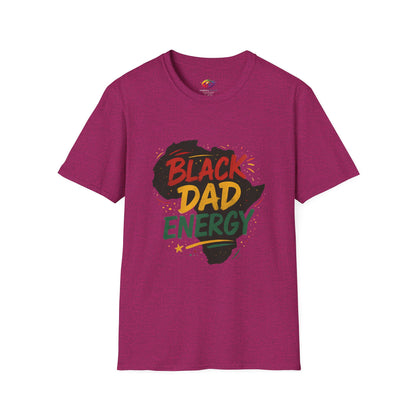 Black Dad Energy T-Shirt, Father's Day Gift, Unisex Tee, Dad Apparel, African