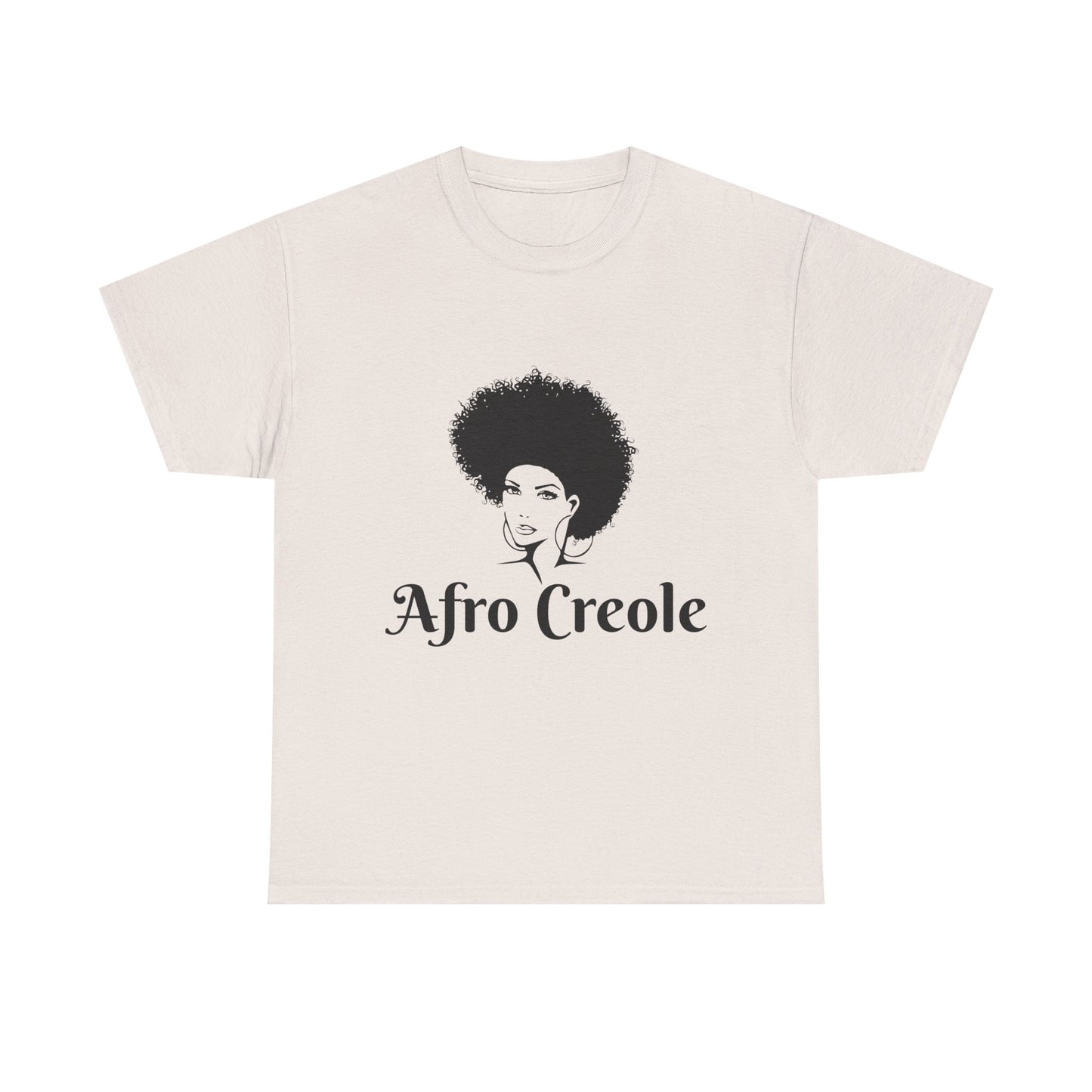Afro Creole Tee, Unisex Heavy Cotton T-Shirt, Cultural Pride Apparel,