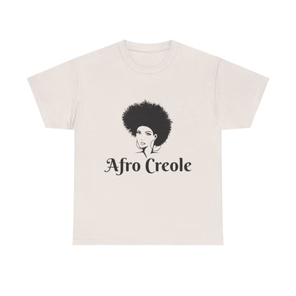 Afro Creole Tee, Unisex Heavy Cotton T-Shirt, Cultural Pride Apparel,