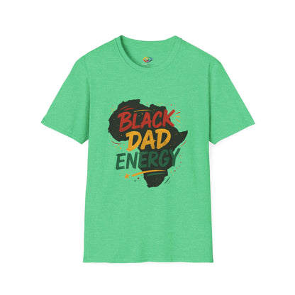 Black Dad Energy T-Shirt, Father's Day Gift, Unisex Tee, Dad Apparel, African