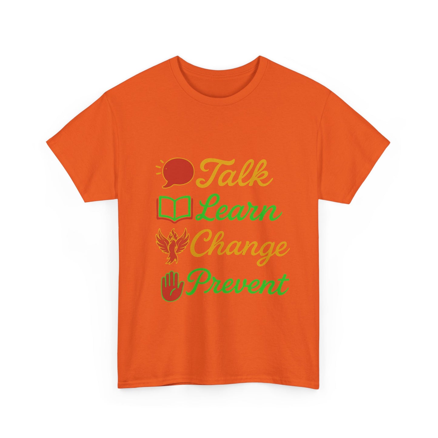 Educational Awareness Tee | Talk Learn Change Prevent, Gift for Teachers, [...]