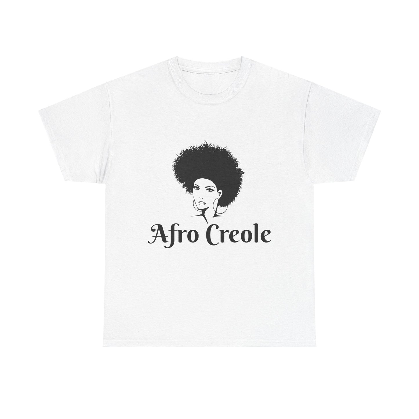 Afro Creole Tee, Unisex Heavy Cotton T-Shirt, Cultural Pride Apparel,
