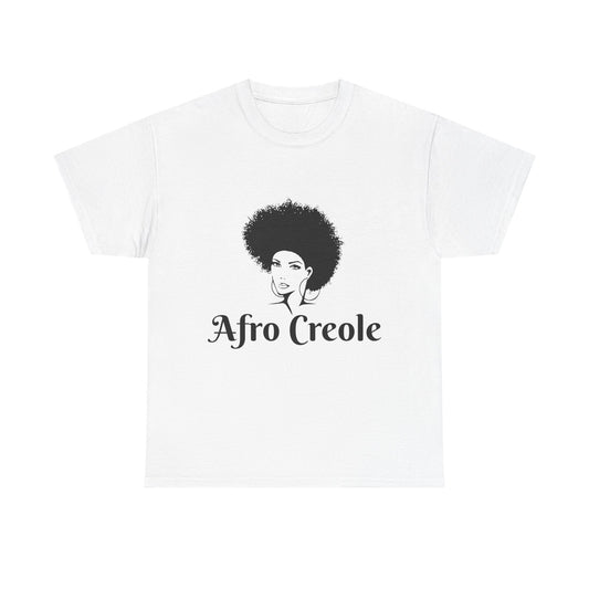 Afro Creole Tee, Unisex Heavy Cotton T-Shirt, Cultural Pride Apparel,
