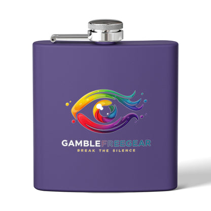 Colorful Stainless Steel Flask – 6oz | Unique Gift for Gamblers, Bachelor