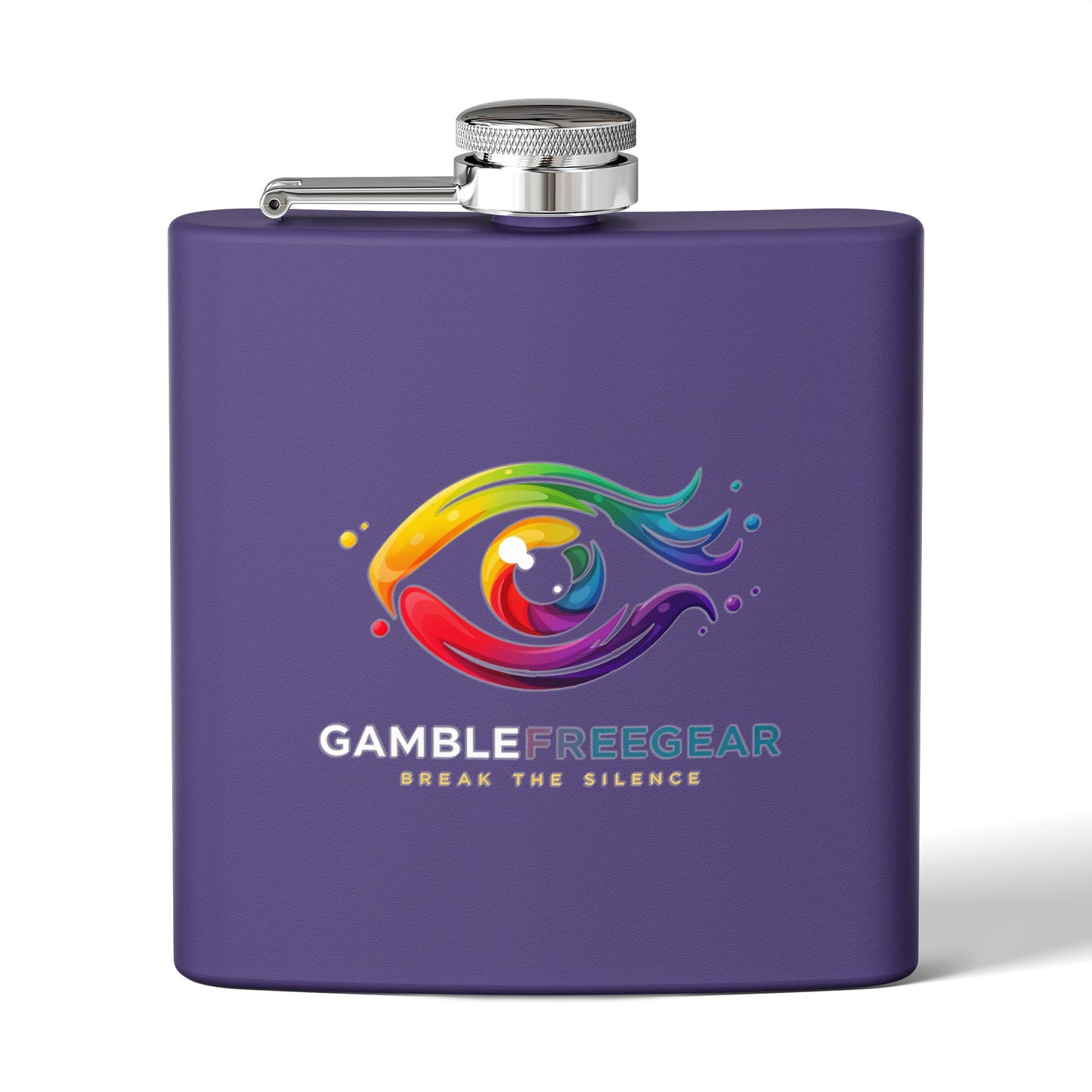 Colorful Stainless Steel Flask – 6oz | Unique Gift for Gamblers, Bachelor