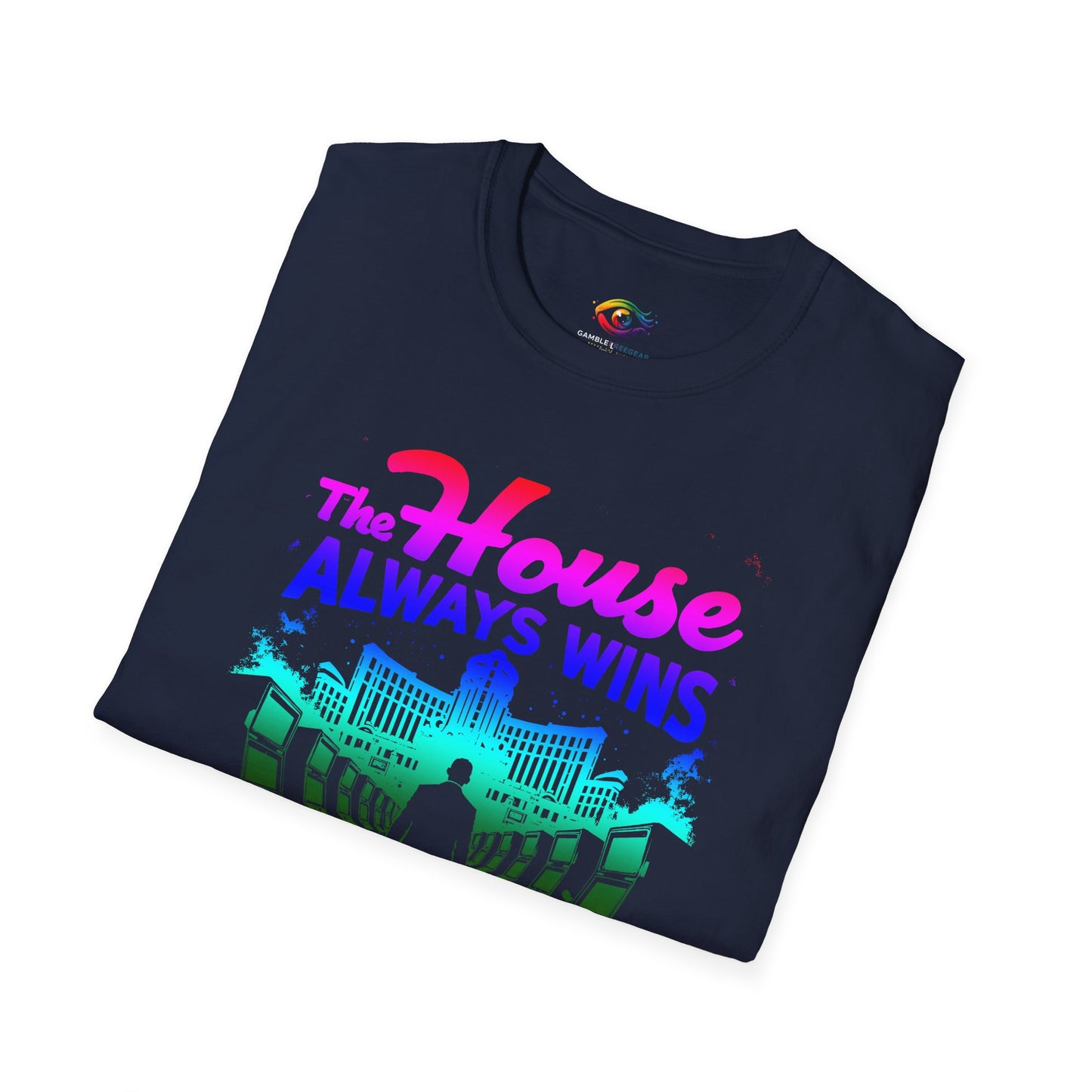 Gambling Addiction Recovery T-Shirt – The House Always Wins Unisex Awareness Shirt | Sober Living Apparel, Mental Health & Recovery Gif
