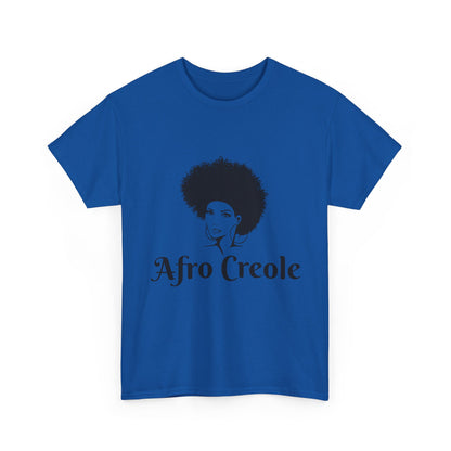 Afro Creole Tee, Unisex Heavy Cotton T-Shirt, Cultural Pride Apparel,