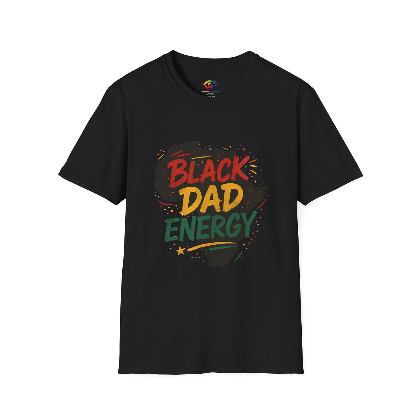 Black Dad Energy T-Shirt, Father's Day Gift, Unisex Tee, Dad Apparel, African