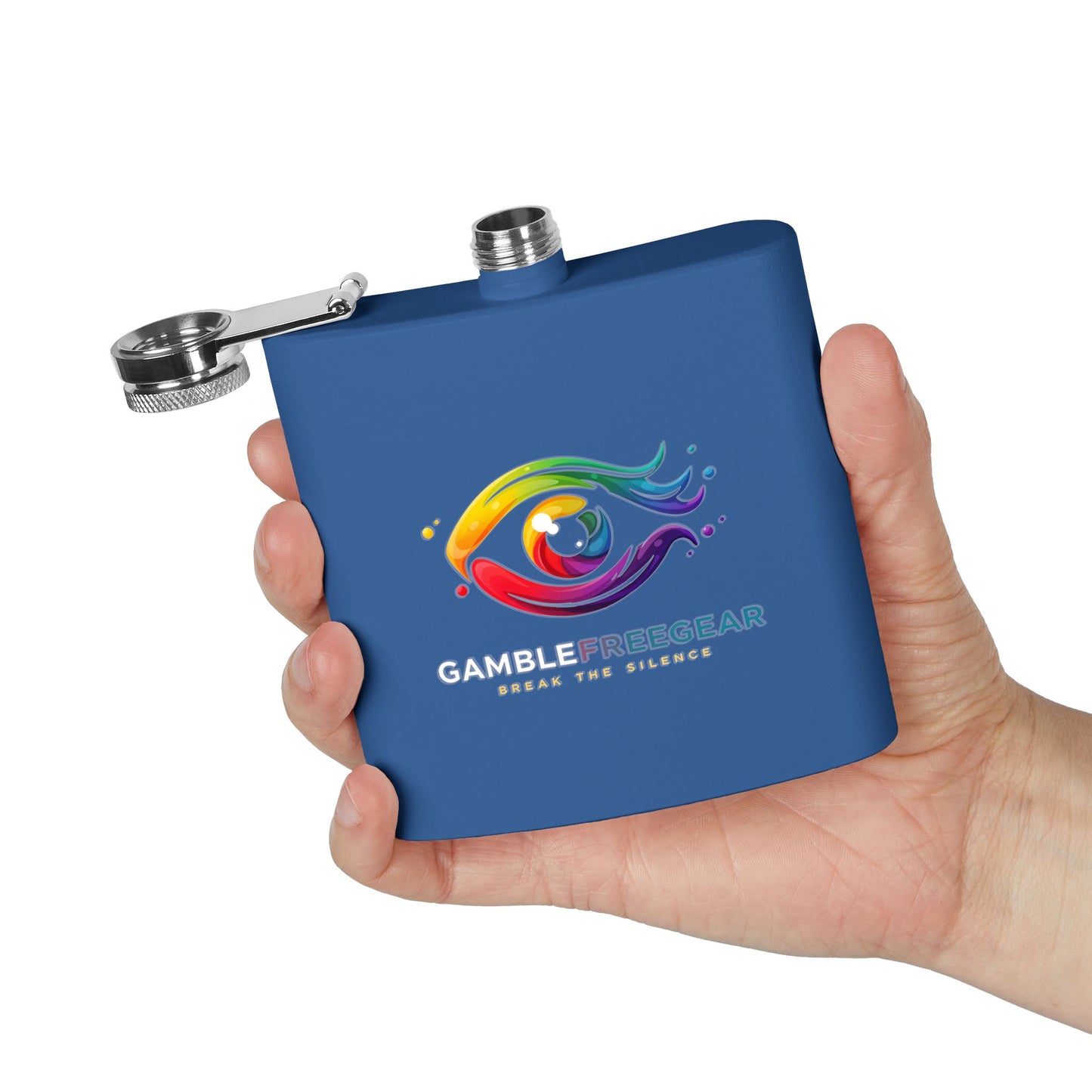 Colorful Stainless Steel Flask – 6oz | Unique Gift for Gamblers, Bachelor