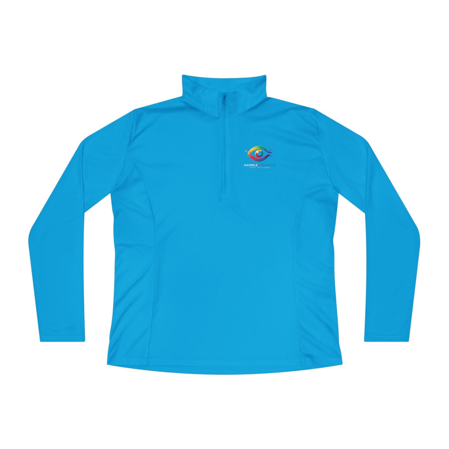 Ladies Quarter-Zip Pullover, Cozy Athletic Top, Great for Outdoor Adventures,
