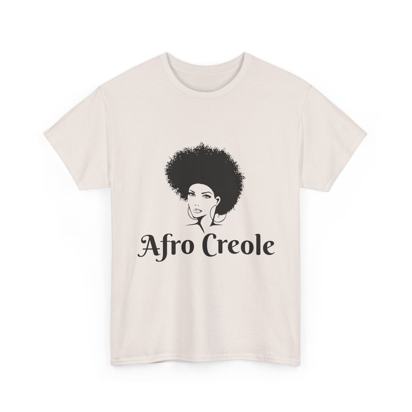 Afro Creole Tee, Unisex Heavy Cotton T-Shirt, Cultural Pride Apparel,
