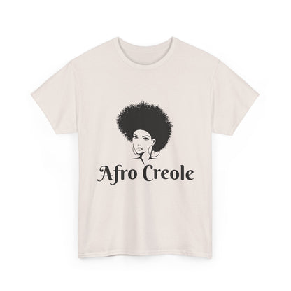 Afro Creole Tee, Unisex Heavy Cotton T-Shirt, Cultural Pride Apparel,