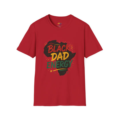 Black Dad Energy T-Shirt, Father's Day Gift, Unisex Tee, Dad Apparel, African