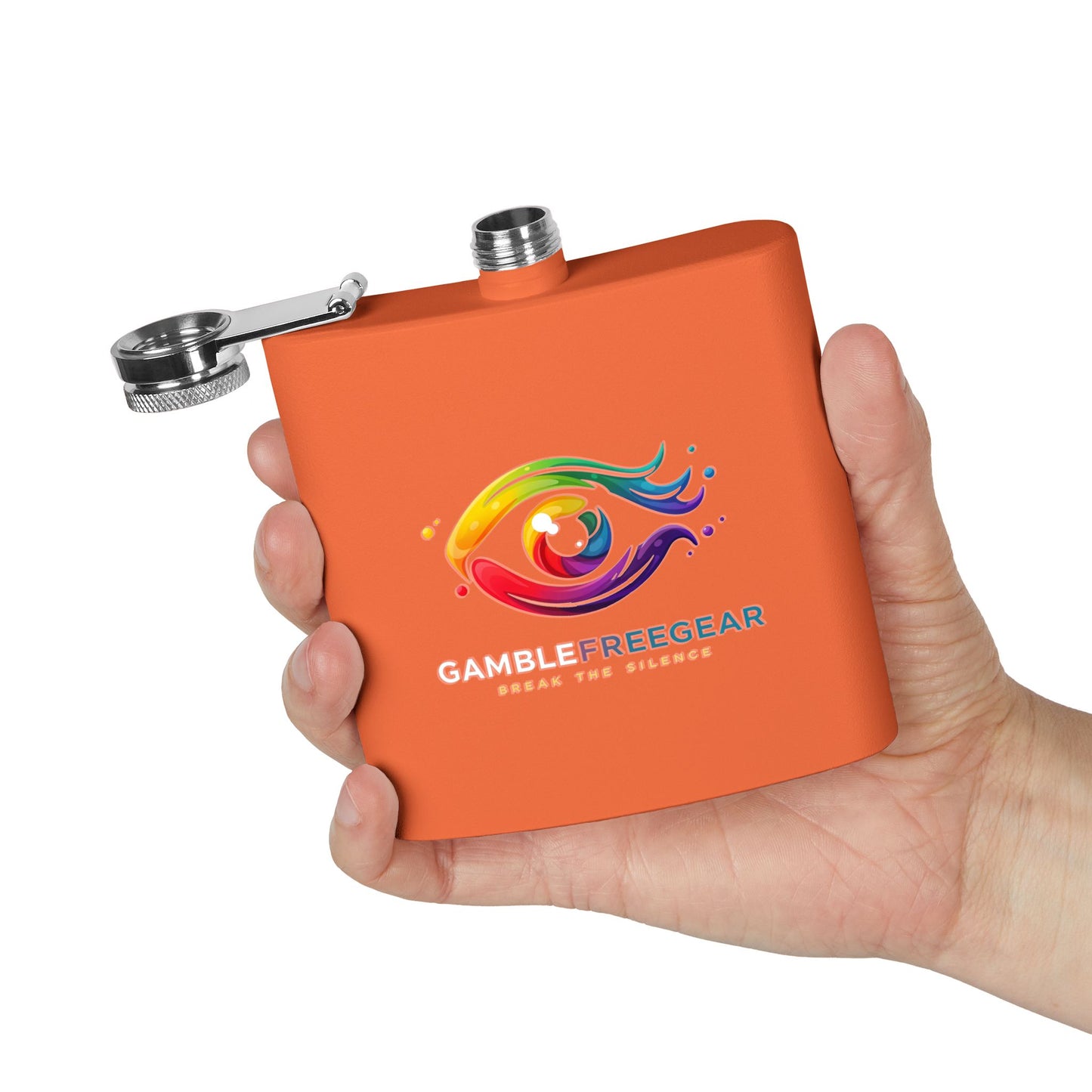 Colorful Stainless Steel Flask – 6oz | Unique Gift for Gamblers, Bachelor