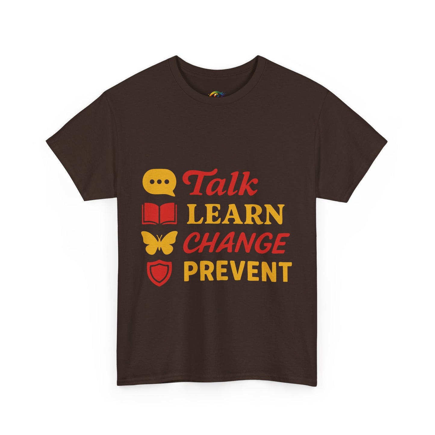 Talk, Learn, Change Prevent Tee - Unisex Heavy Cotton Tee, Educational [...]