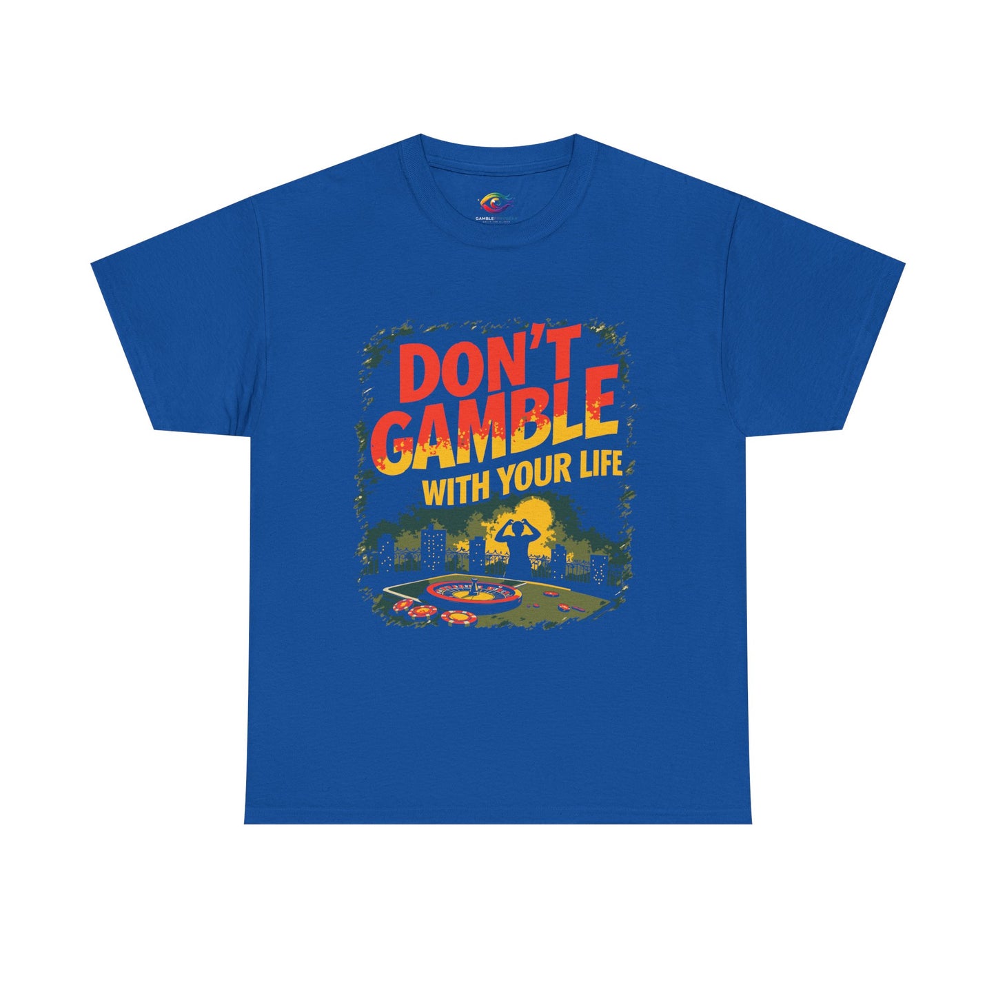 Don't Gamble With Your Life Unisex Tee,  Gambling Addiction Recovery  Casual Shirt ,