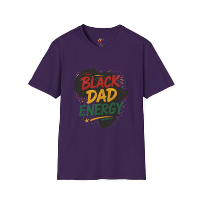 Black Dad Energy T-Shirt, Father's Day Gift, Unisex Tee, Dad Apparel, African