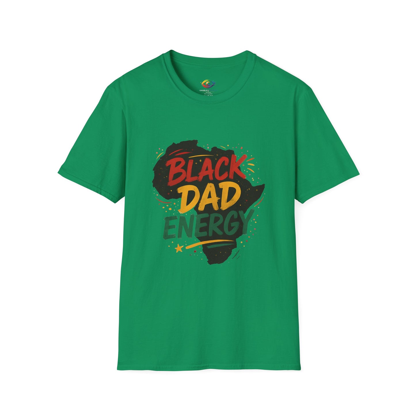 Black Dad Energy T-Shirt, Father's Day Gift, Unisex Tee, Dad Apparel, African