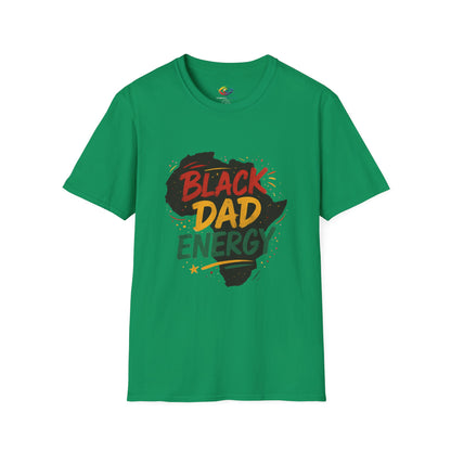 Black Dad Energy T-Shirt, Father's Day Gift, Unisex Tee, Dad Apparel, African