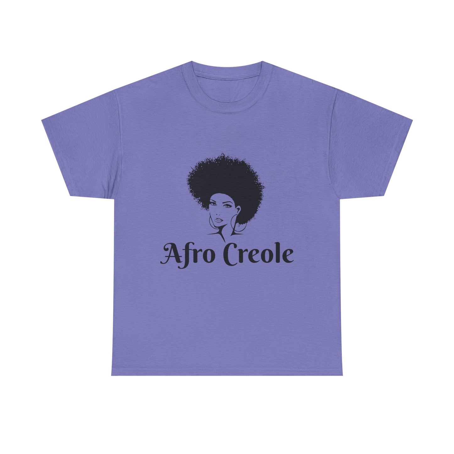 Afro Creole Tee, Unisex Heavy Cotton T-Shirt, Cultural Pride Apparel,