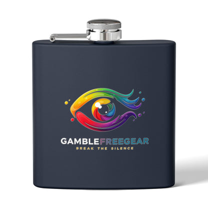 Colorful Stainless Steel Flask – 6oz | Unique Gift for Gamblers, Bachelor