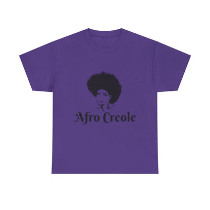 Afro Creole Tee, Unisex Heavy Cotton T-Shirt, Cultural Pride Apparel,