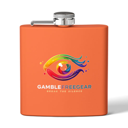 Colorful Stainless Steel Flask – 6oz | Unique Gift for Gamblers, Bachelor