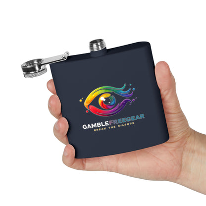 Colorful Stainless Steel Flask – 6oz | Unique Gift for Gamblers, Bachelor