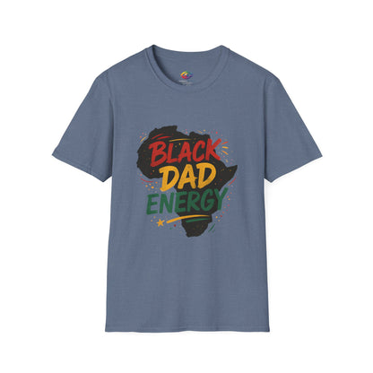 Black Dad Energy T-Shirt, Father's Day Gift, Unisex Tee, Dad Apparel, African