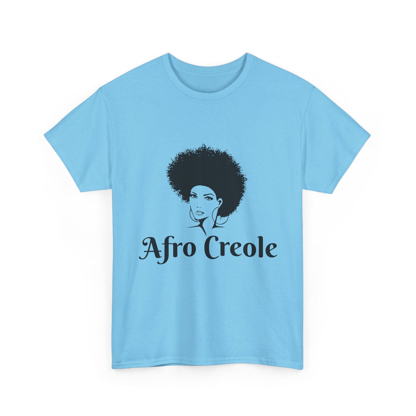 Afro Creole Tee, Unisex Heavy Cotton T-Shirt, Cultural Pride Apparel,