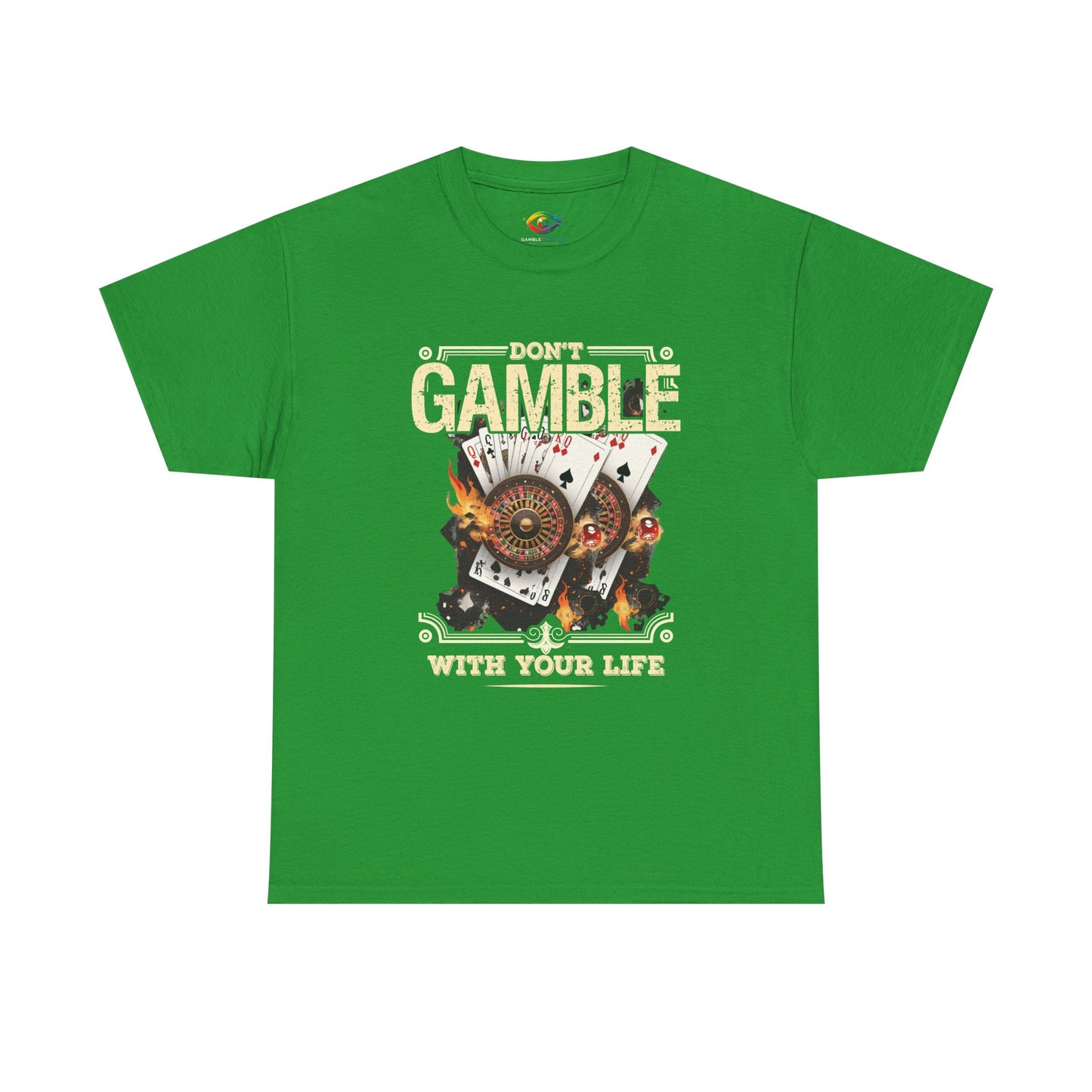 Don't Gamble With Your Life Tee, Unisex Cotton T-Shirt, Casual Wear, Gift for