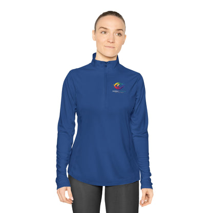 Ladies Quarter-Zip Pullover, Cozy Athletic Top, Great for Outdoor Adventures,