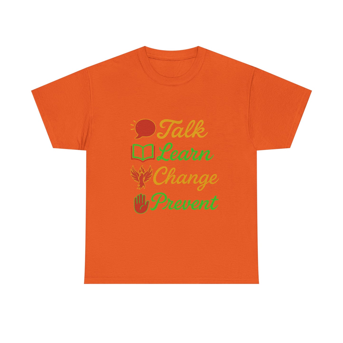 Educational Awareness Tee | Talk Learn Change Prevent, Gift for Teachers, [...]